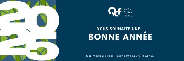 Voeux de QUALICLIMAFROID 2025 Bandeau Voeux de QCF